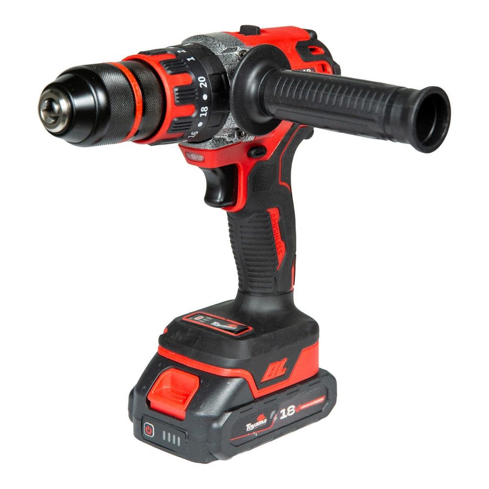 Furadeira Impacto 18V Toyama c/ bateria e carregador
