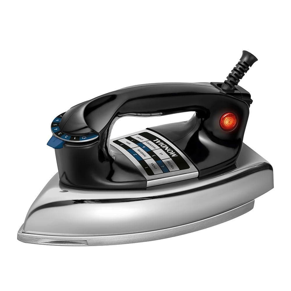 Ferro A Seco Mondial Preto E Cromado 1400W FS-01-BI 220V