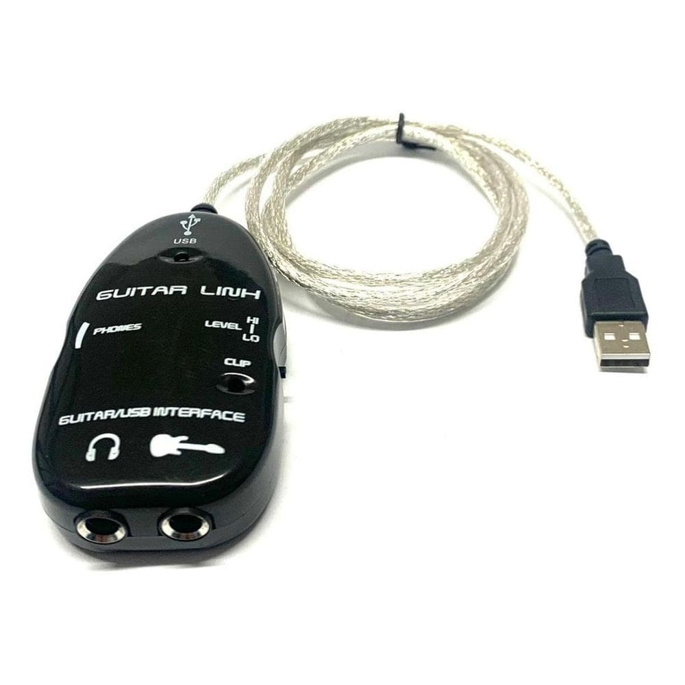 Adaptador Usb De Guitarra Violão Baixo Pc Guitar Link