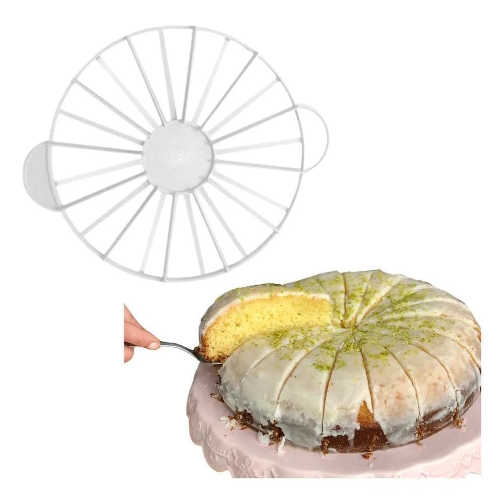 2X Fatia Certa Marcador De Fatias Para Bolo Torta Confeitari