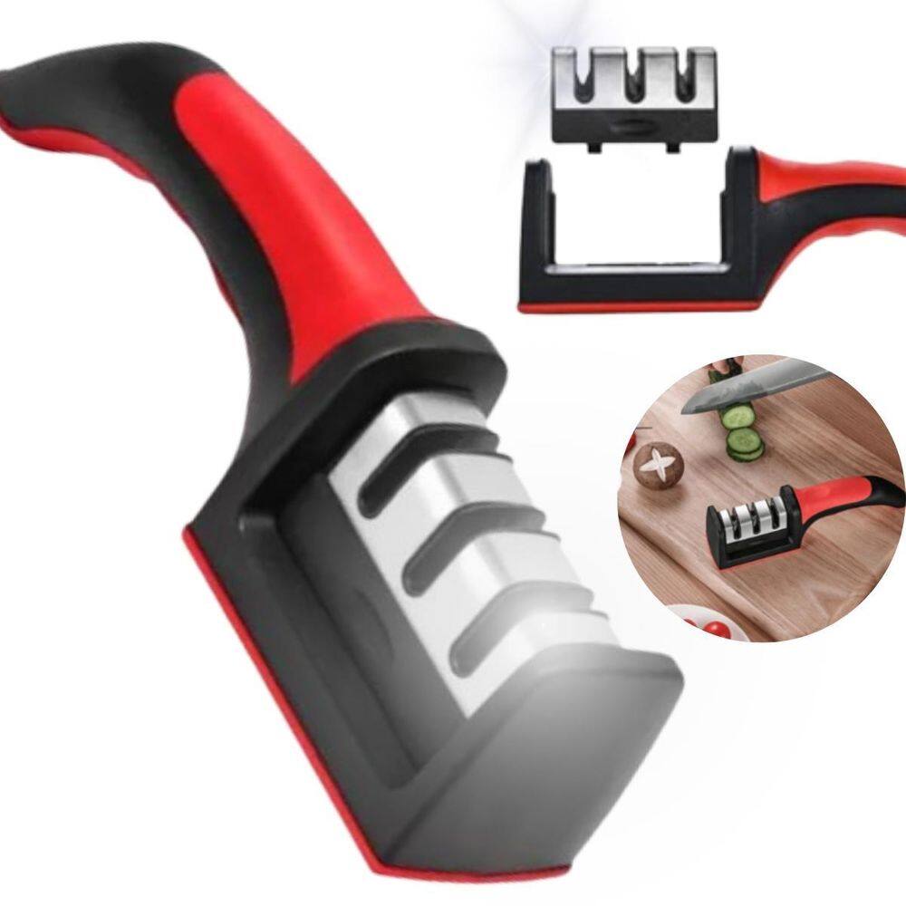 Afiador Facas 3 Em 1 Chefs