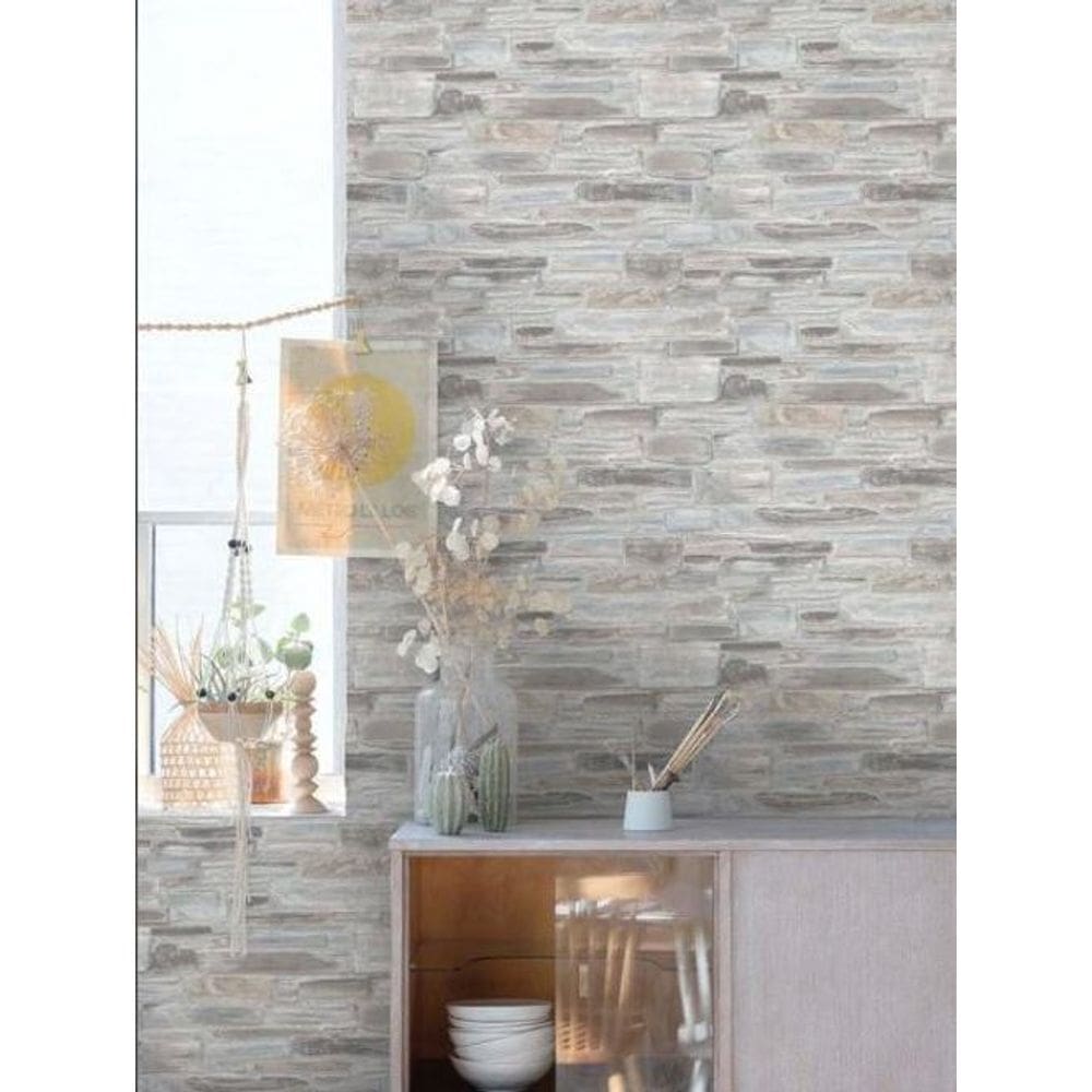 Papel de Parede Exposure EP3201 Parede de Pedra 10m x 0,53m