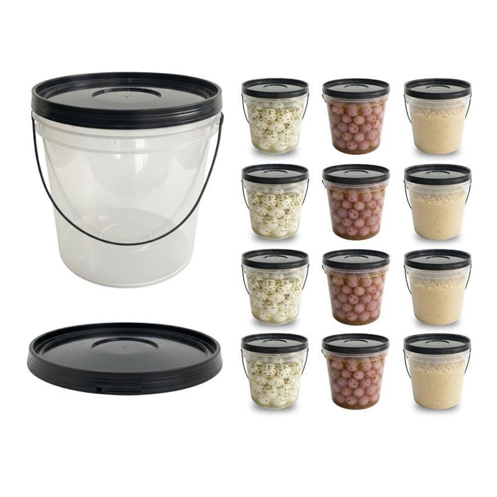 Balde 3,2 Litros Conservar Bebidas Caseiras - 12 Pçs