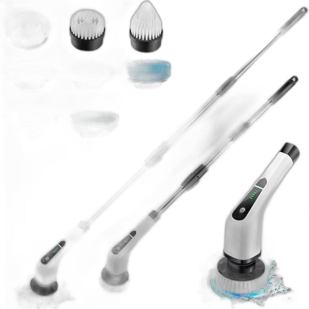 Esfregão Elétrico 9 Em 1 Giratório Recarregável Limpeza