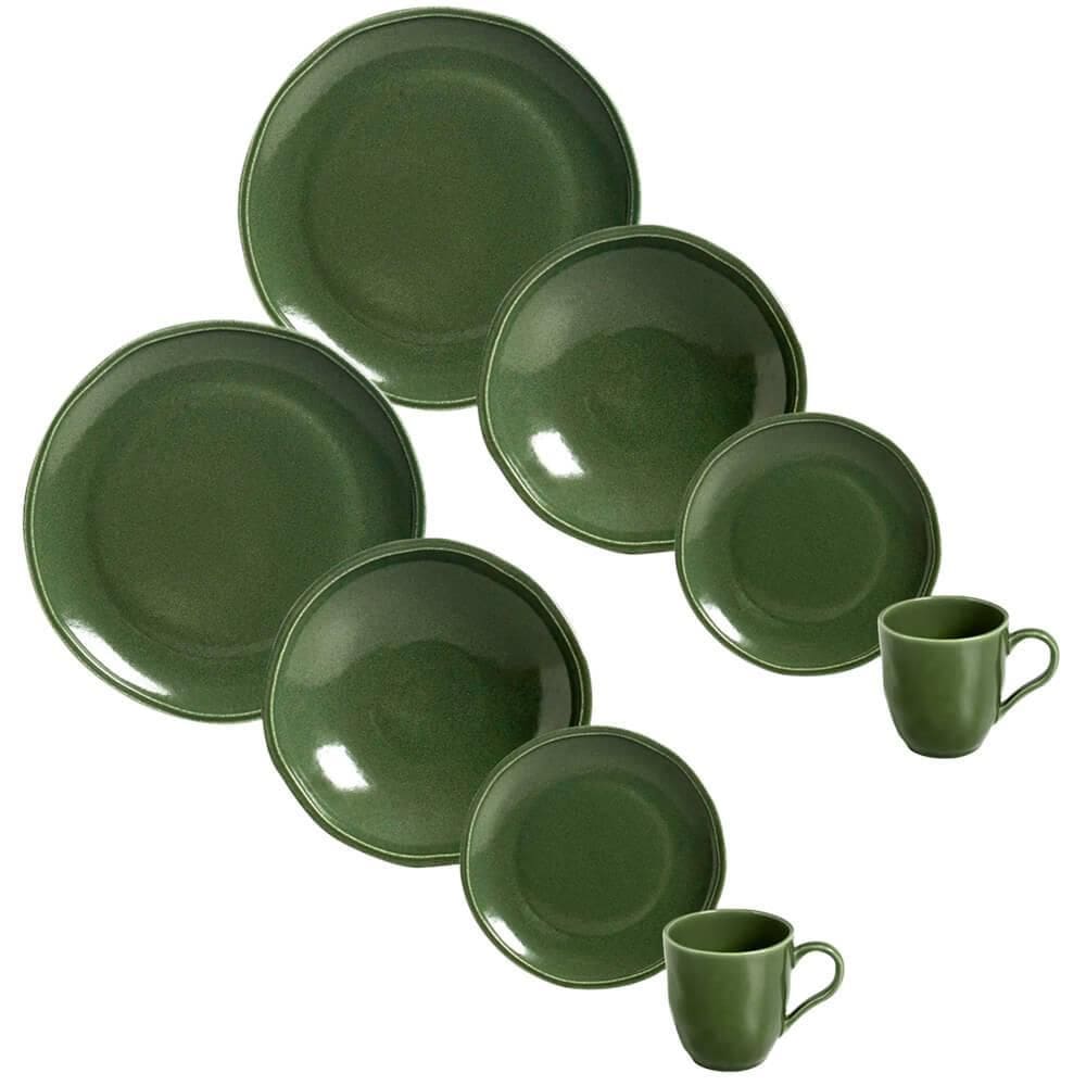 Aparelho De Jantar Cerâmica Daily Calm 32 Peças Porto Brasil