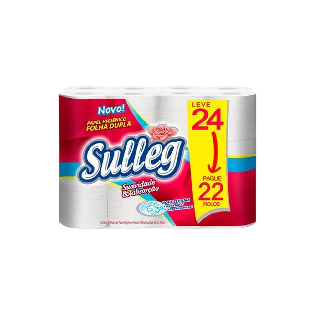 Papel Hig. Sulleg Folha Dupla 30M C/24Un - Sulleg