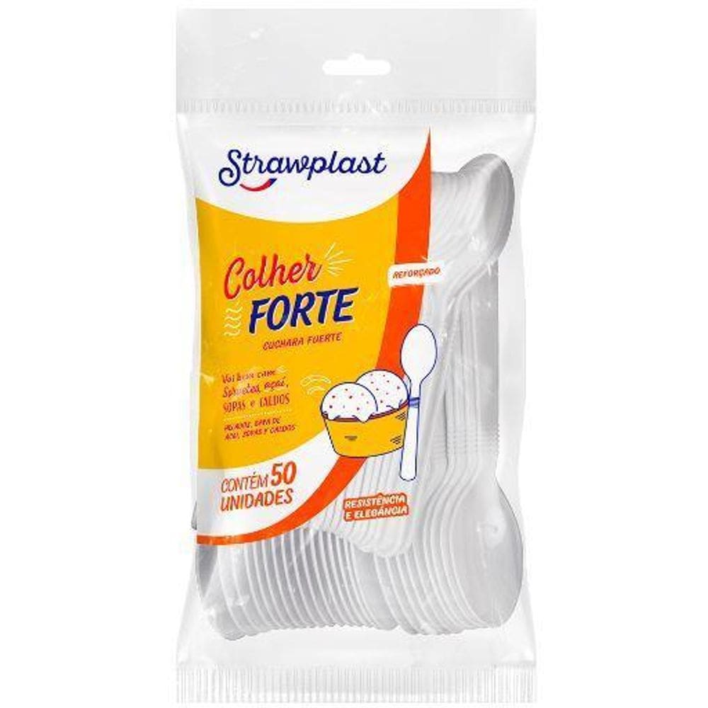 Colher Forte Strawplast
