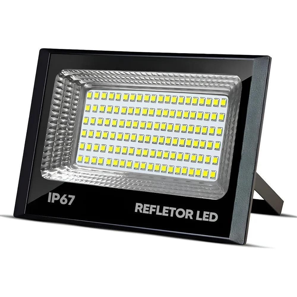Refletor Led 200W Holofote Prova D`Água Ip66 Frio