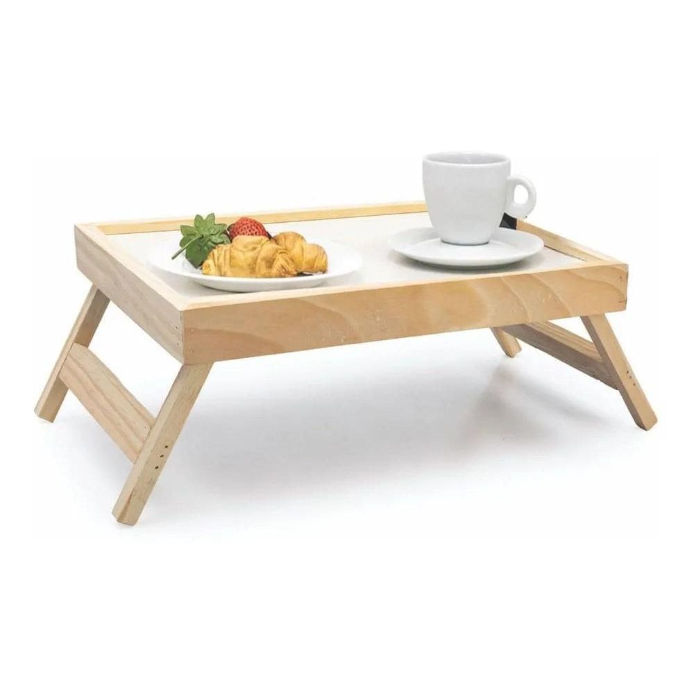 Bandeja Mesa De Café Da Manhã Na Cama Small Madlar Cor Pinus