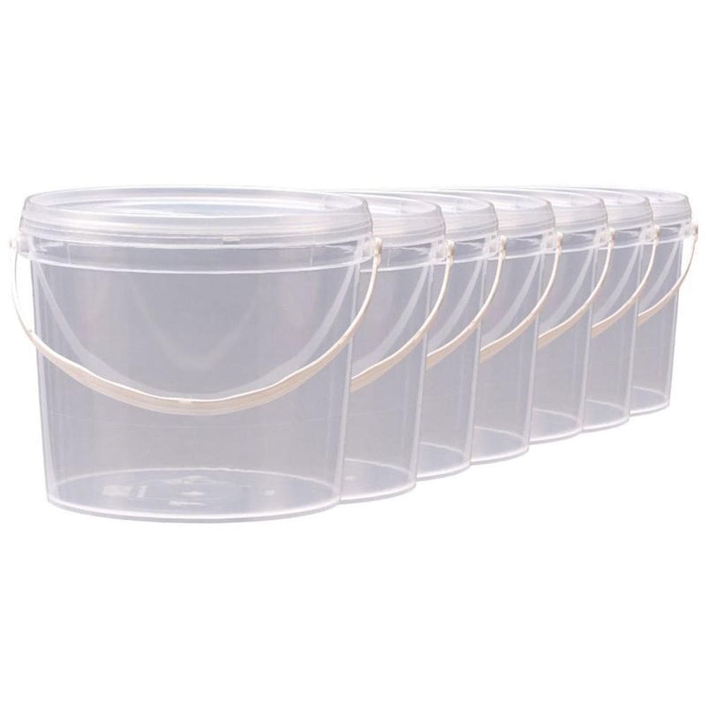 Balde Bpa Free Com Alça De Polipropileno 7 Pçs