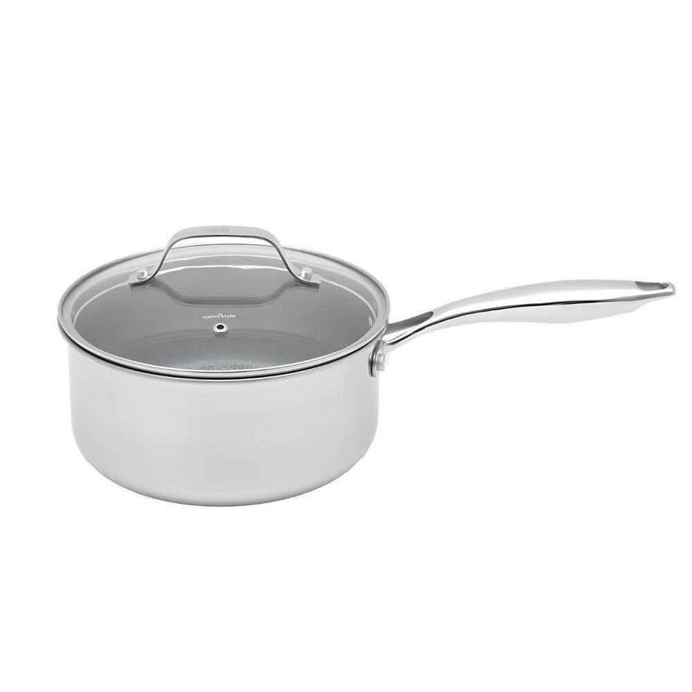 Panela Inox 16Cm Antiaderente Cerâmica Tripla Isa Scherer