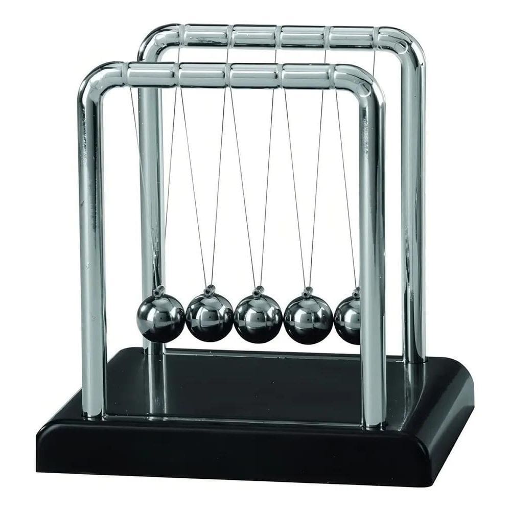 2X Pendulo De Newton Enfeite Decoracao Mesa Escritorio Sala