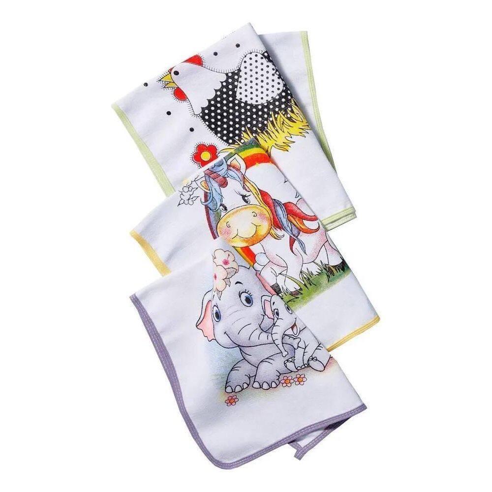 2X Panos De Prato Vies Estampado Kit Com 10 Peças