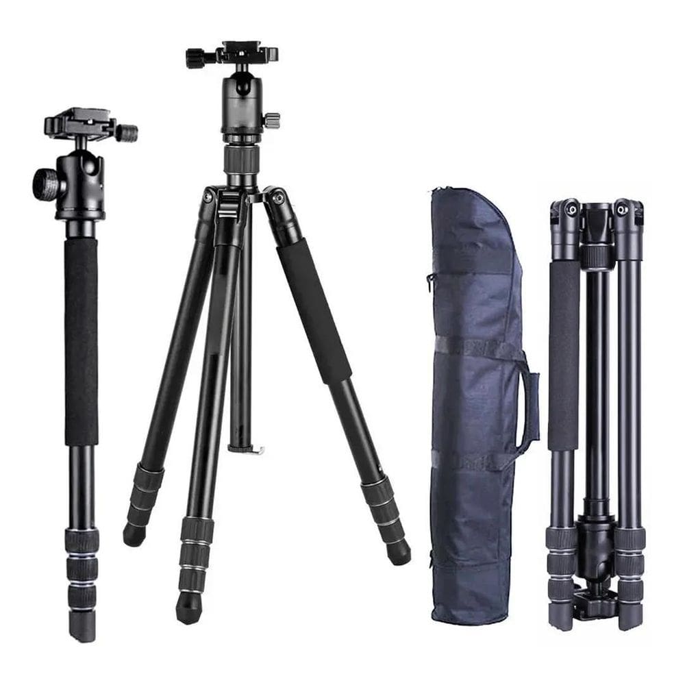 Tripé 1,45M Suporte Para Celular Câmera Bolsa