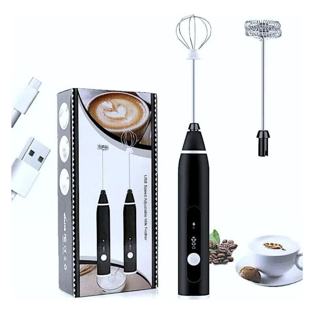 Misturador Bebidas Ovos Portátil Elétrico Bateria Mini Mixer