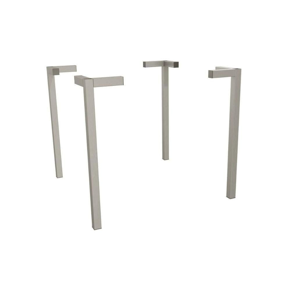 Base Mesa De Jantar Santorini M089 Aço S- Tampo Niquel - Kappesberg