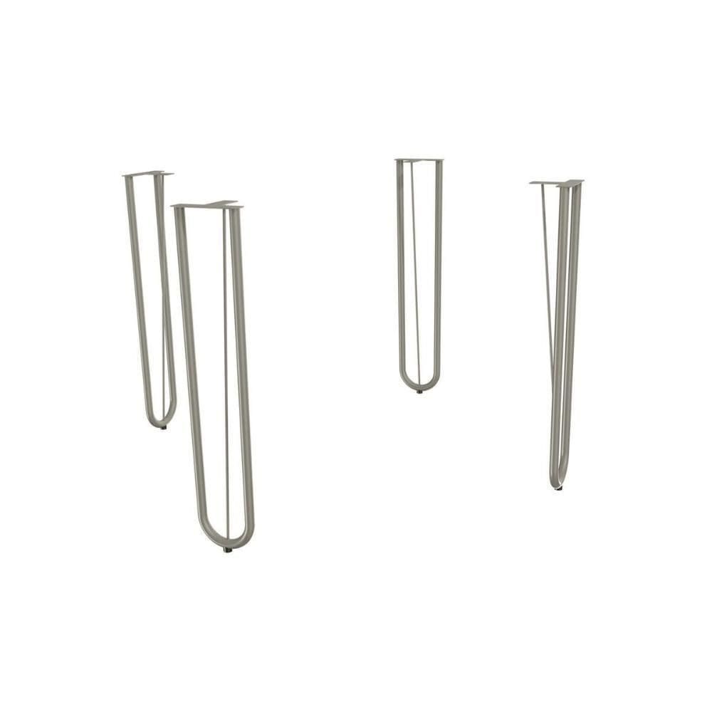 Base Mesa De Jantar Constanza M084 Aço S- Tampo Niquel - Kappesberg