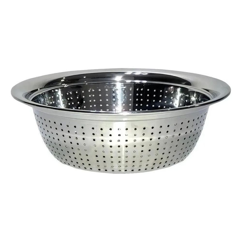 Escorredor De Arroz Macarrão Peneira Cozinha 26Cm Lava Tudo