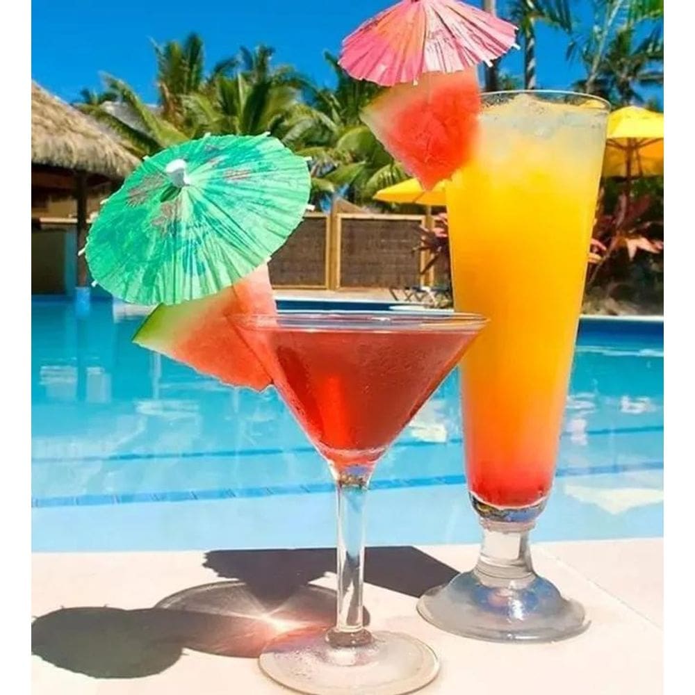 3X 144 Palitos Guarda Sol Guarda Chuva Para Drinks Bebidas F