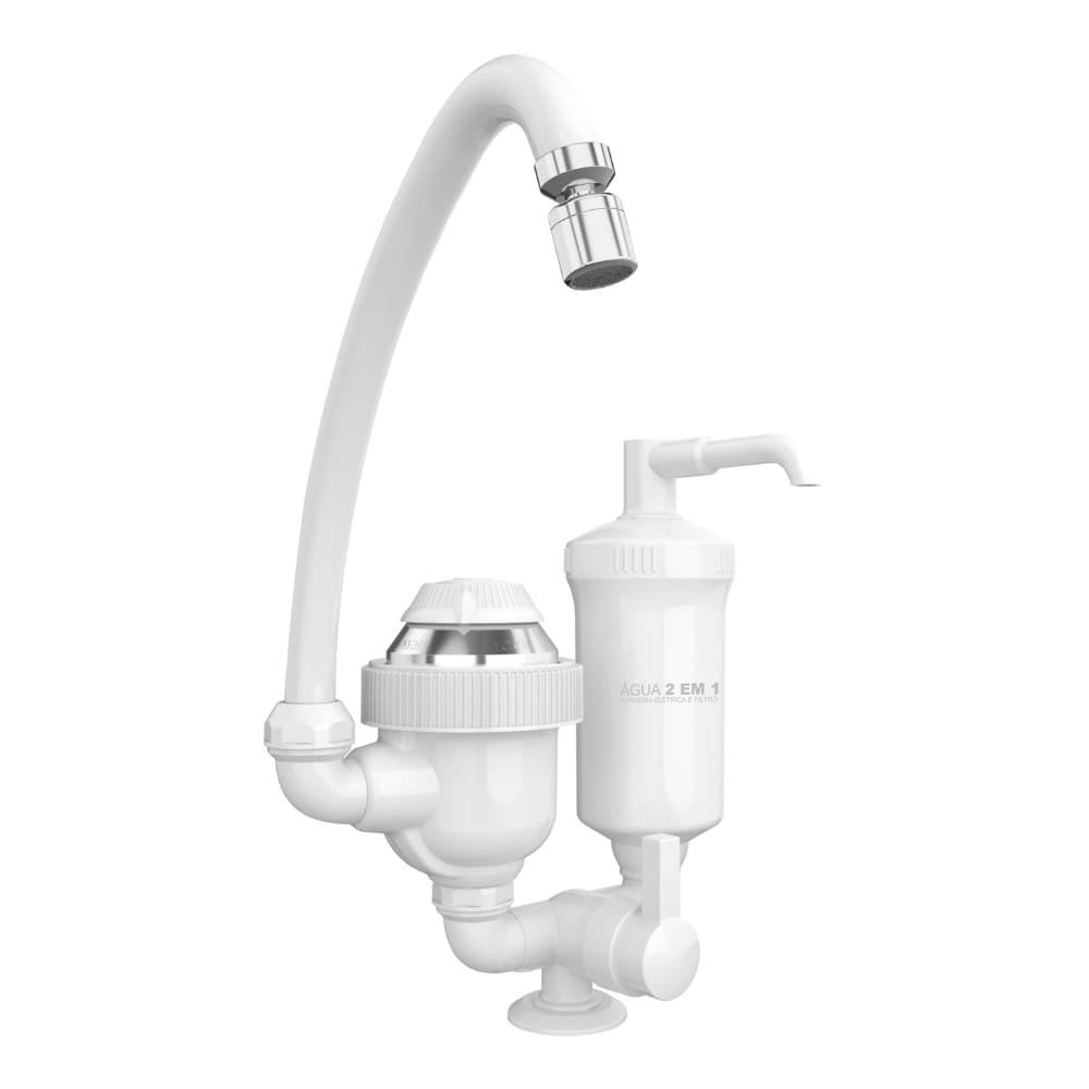 Torneira Elétrica de bancada com filtro Água 2 em 1 3T 220V 4400W TFB244 - Sintex