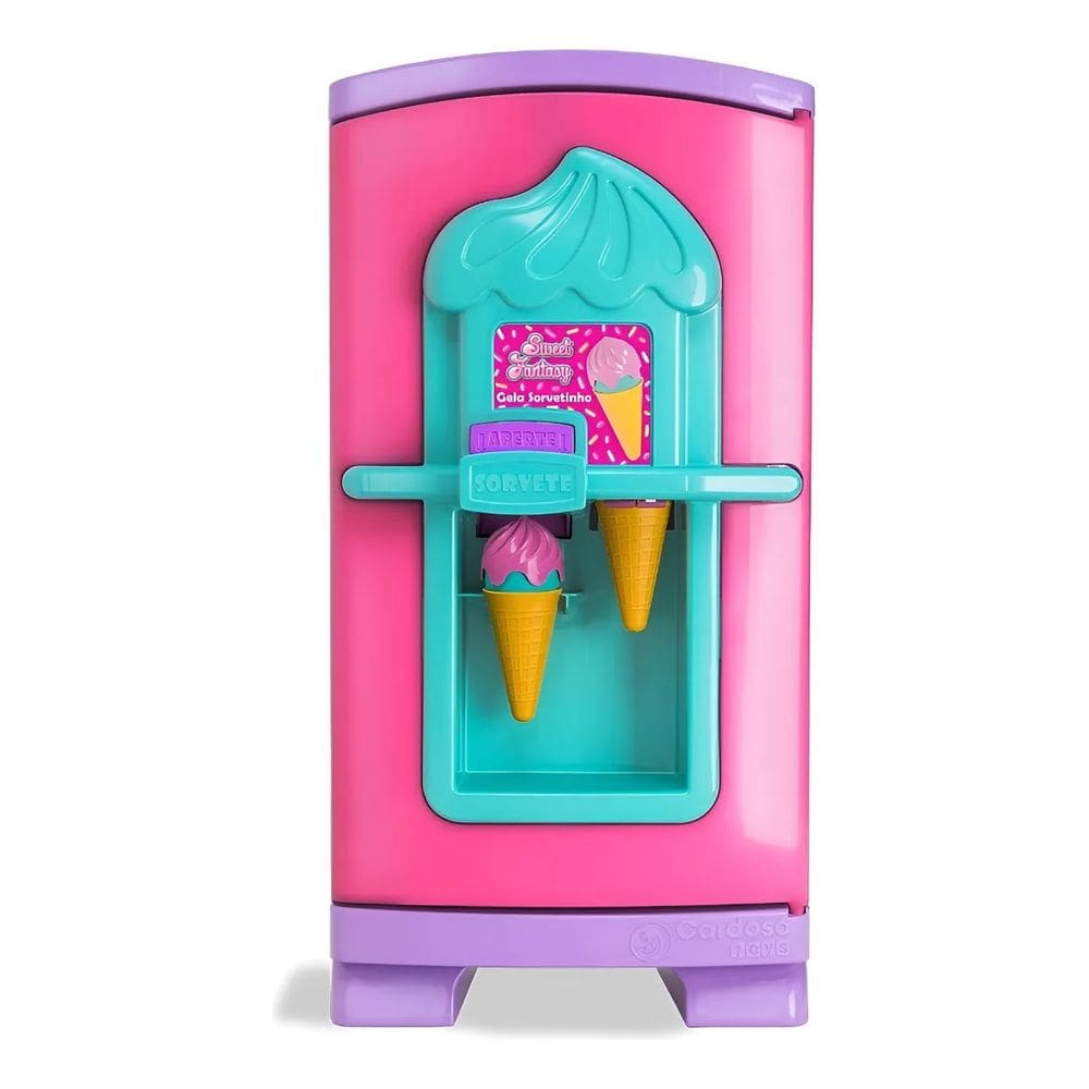 Brinquedo Geladeira Gela Sorvetinho Sweet Fantasy Cardoso Toys