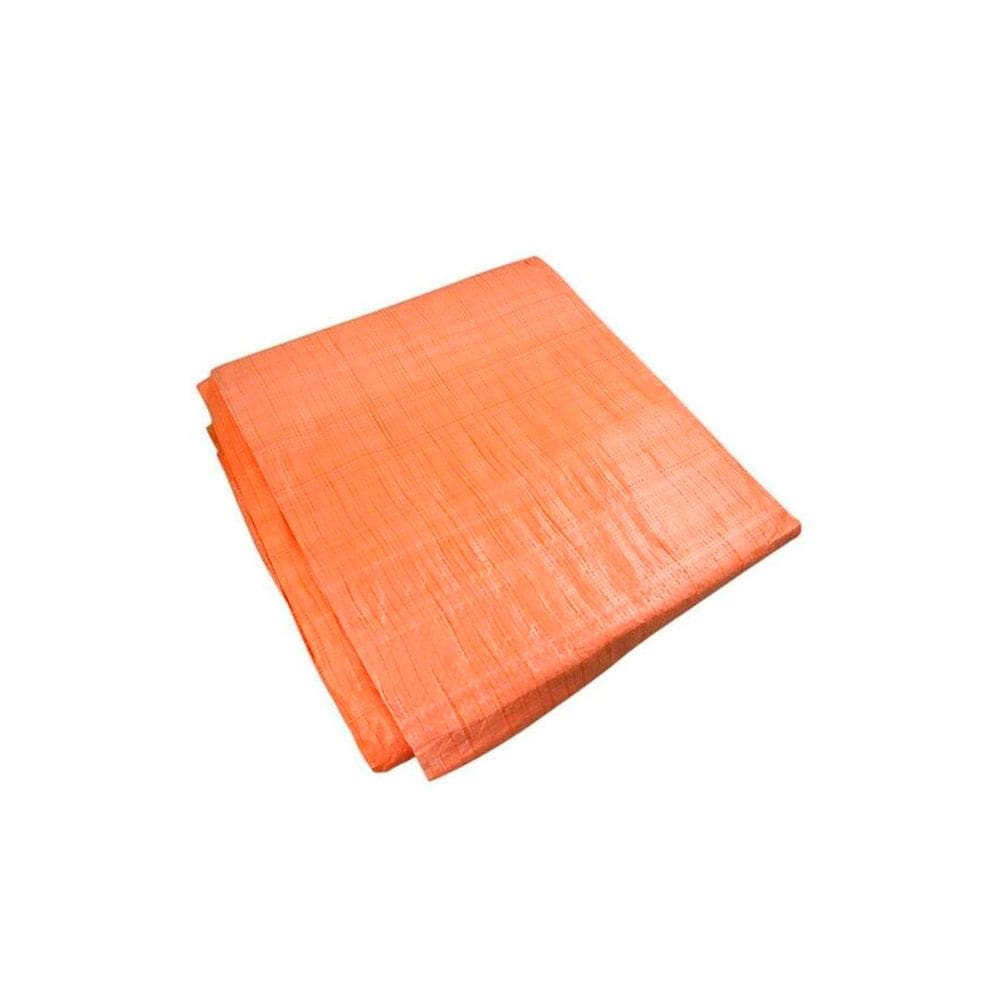 Lona Belfix 3x2m Laranja 100 Micras Polietileno Uso Leve Alvenaria Camping