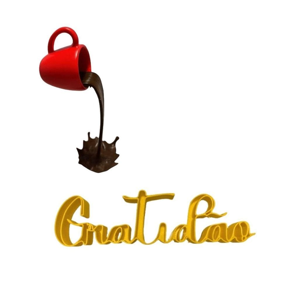 Kit 2 Xicaras Decorativas Flutuante Para Amantes De Café