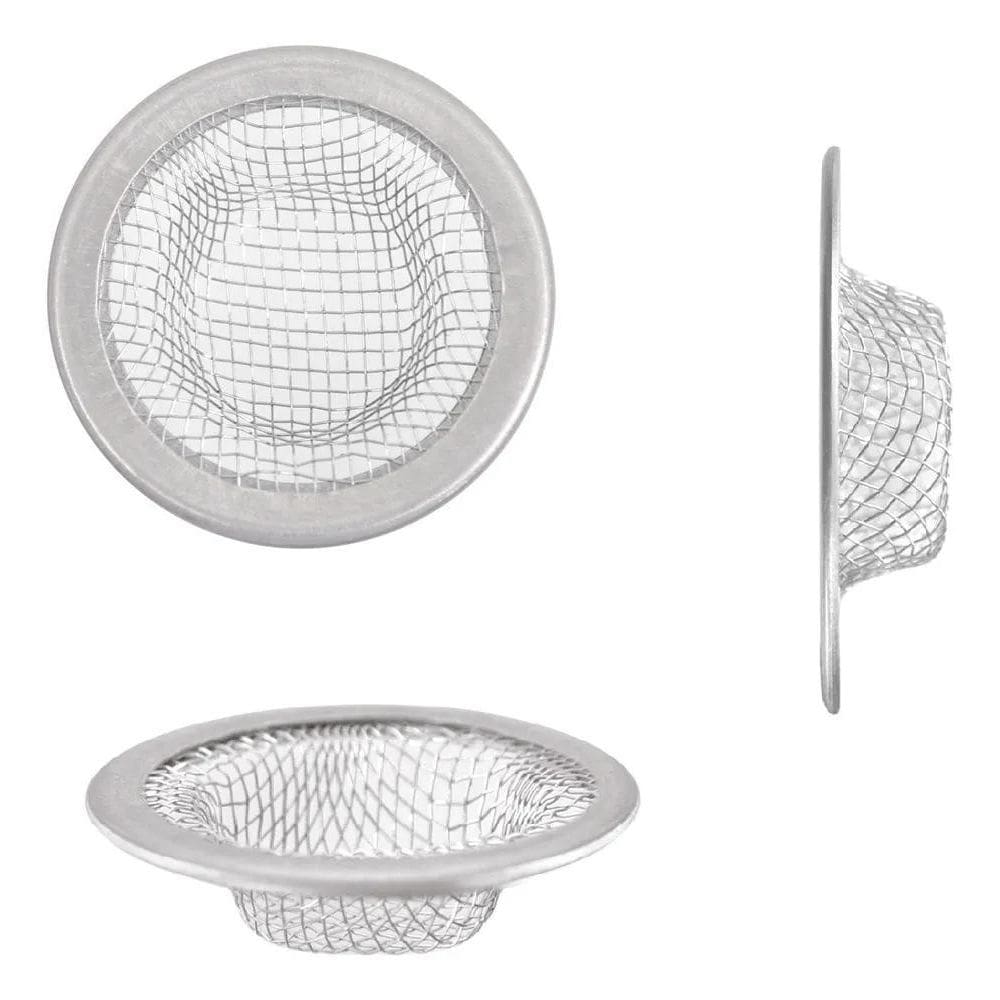 Kit 10 Unid. Ralo Japonês Tela Inox Pia Lavatório Tanque