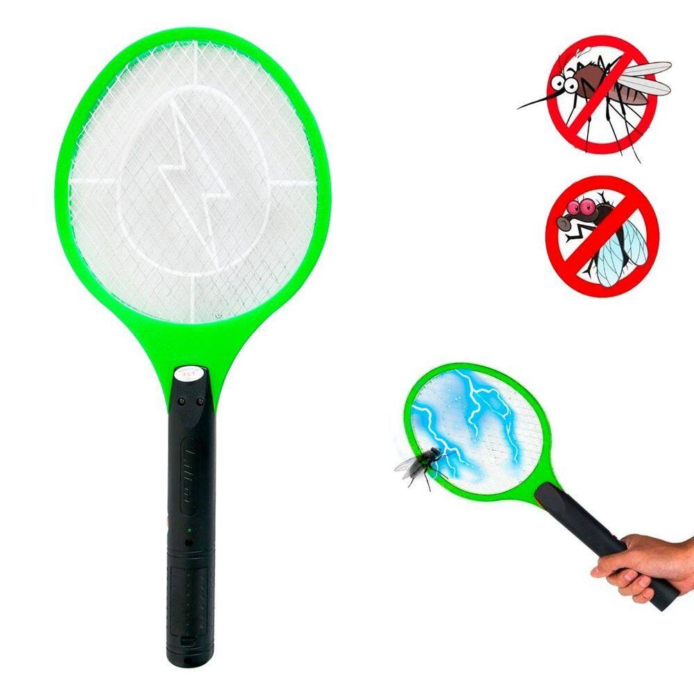 Raquete Mata Pernilongos Mosquitos Dengue Potência Máxima