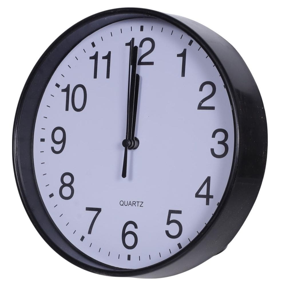 Relogio De Parede 20Cm Funcionando Eletricamente A Pilha