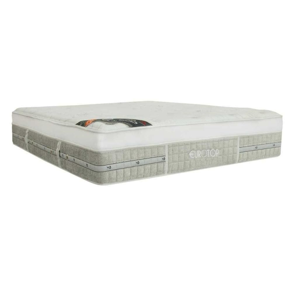 Colchão Casal Espuma Viscoelástico Visco Molas Ensacadas Eurotop Summer Winter Euro Pillow (138x188x34) - Castor