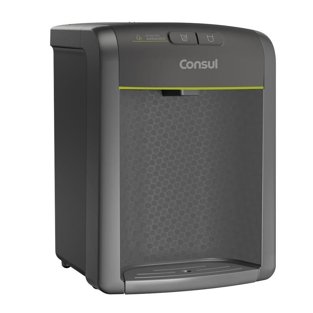 Purificador De Água Consul CPB34AF Compacto Refrigerado Com Filtragem Classe A Cinza Bivolt