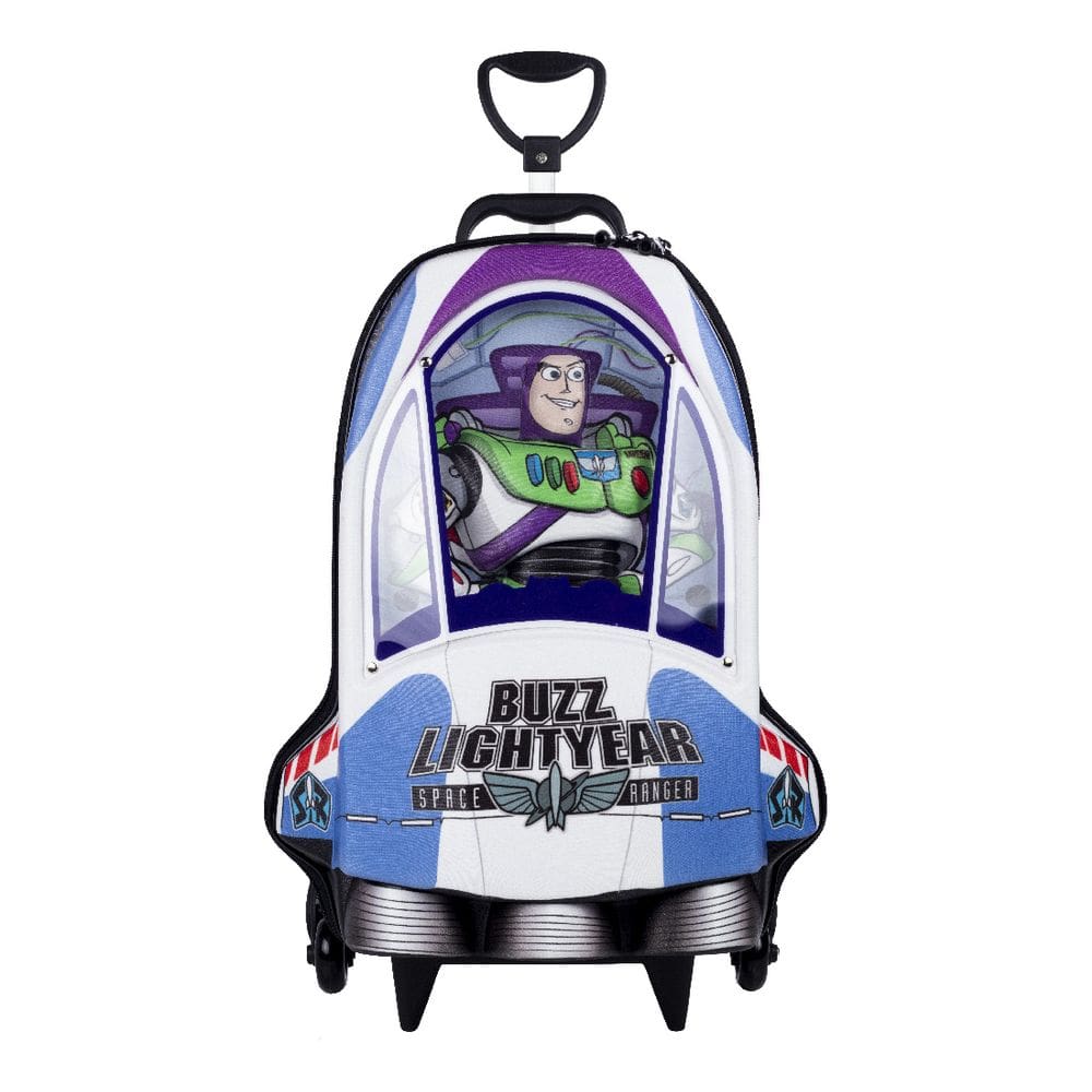 Mochila Roda Tripla Toy Story Buzz Nave Infantil 3d Meninos