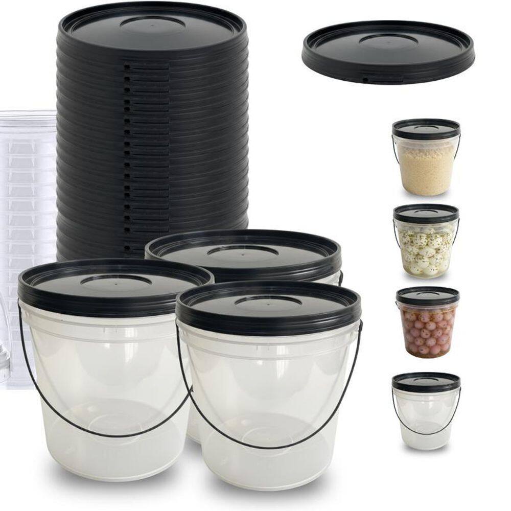 Balde Para Fragrância 3.2 Litros Transparente - 7 Pçs