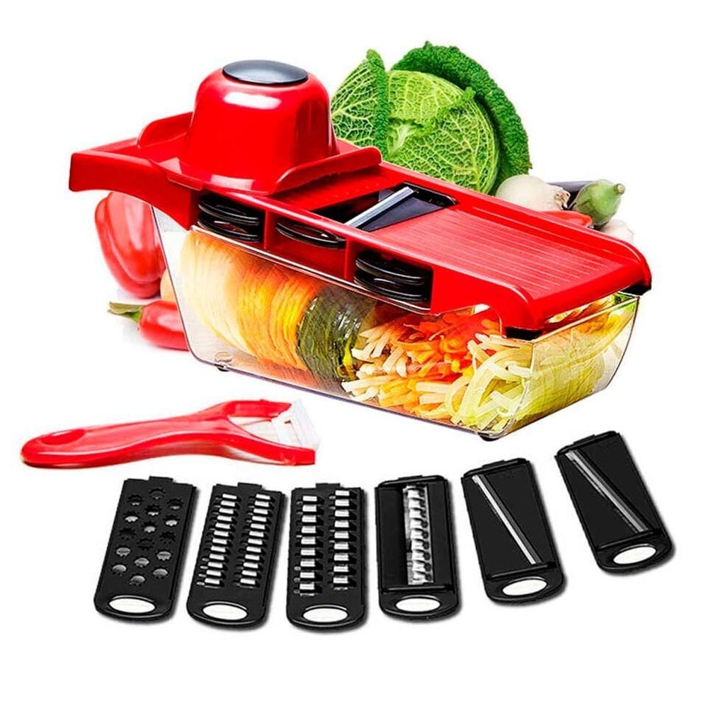 Mandolina Multifuncional Para Cortar E Ralar Alimentos