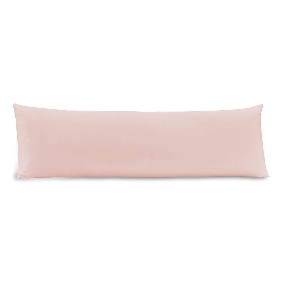 Fronha Body Pillow Altenburg Toque Acetinado 40cm x 130cm Rosa
