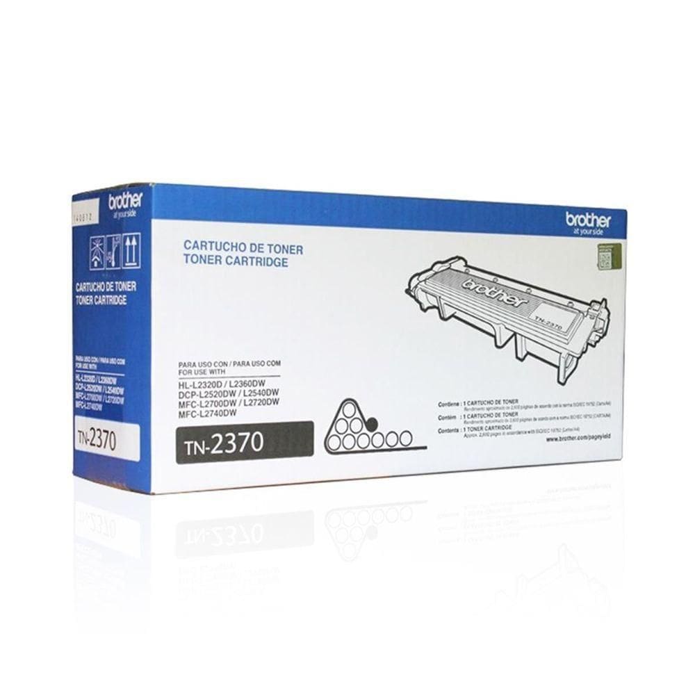 Toner Brother Tn2370br Laser Preto (mfc-l2740dw - Mfc-l2720dw - Mfc-l2700dw - Dcp-l2540dw - Dcp-l252
