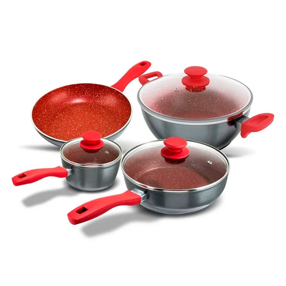 Conjunto de 04 Panelas Philco Redstone Gas, Eletrico Indução