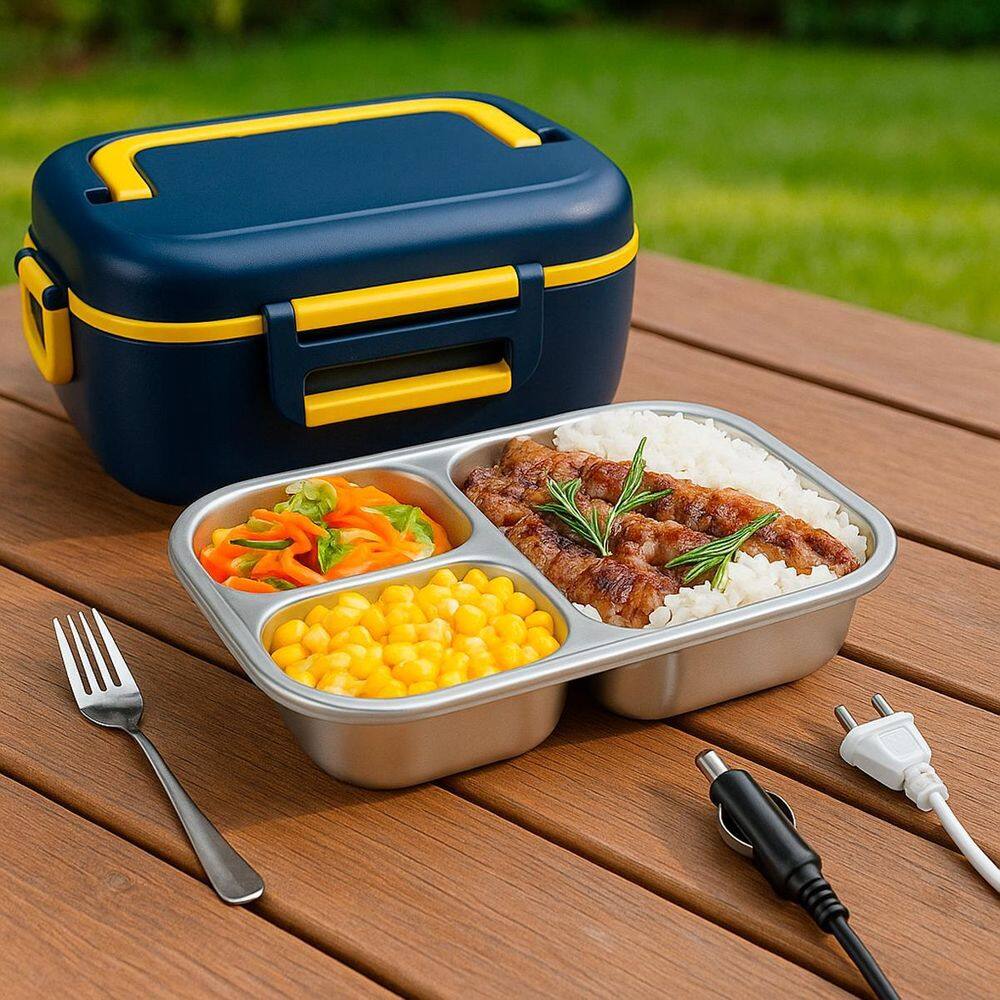 Marmita Elétrica Portátil Alimentos Aquecedor 12V/24V