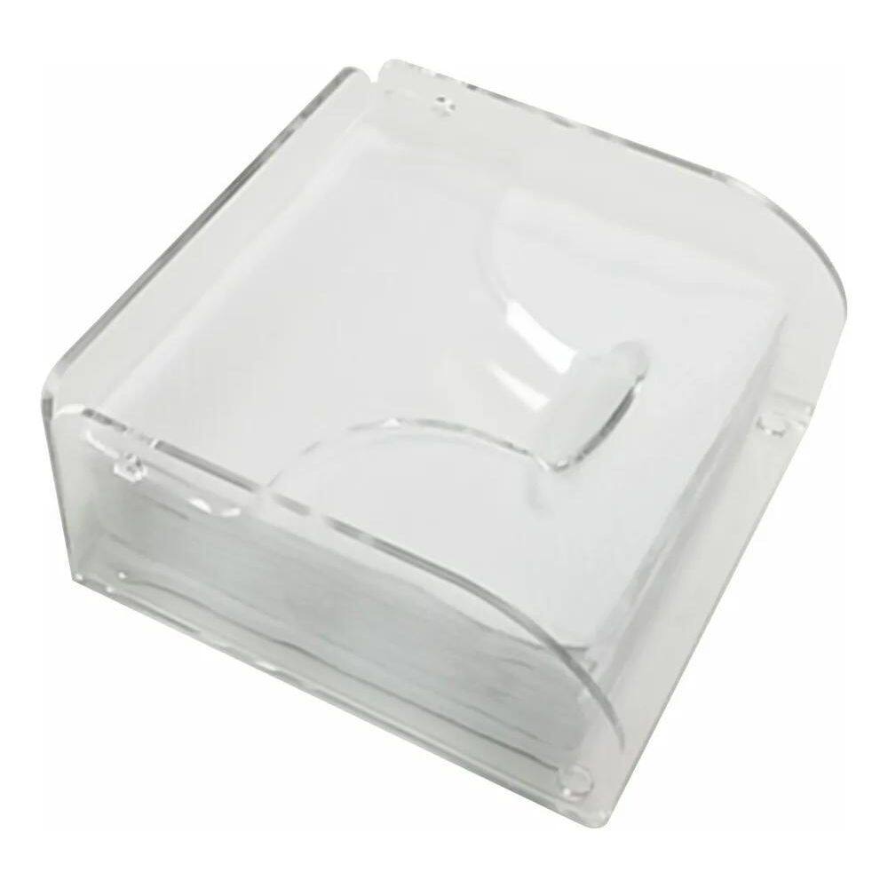 2X Suporte Porta Guardanapo Pequeno De Mesa De Acrilico