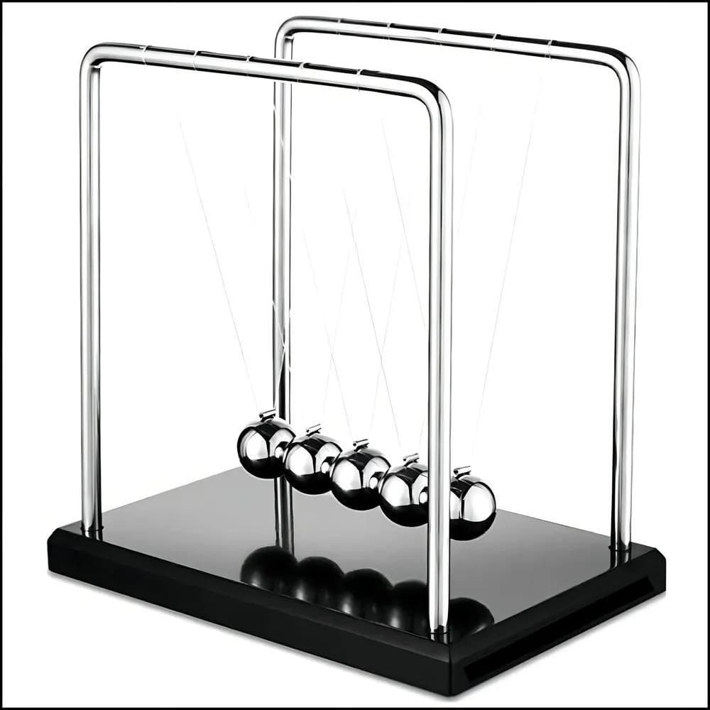 10X Enfeite Asp Pêndulo Newton Luxo Cor Preto