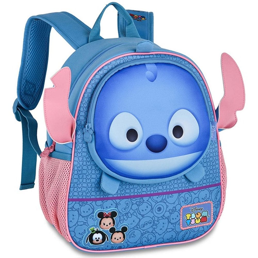 Mochila Escolar de Costas Infantil STITCH Disney TSUM TSUM