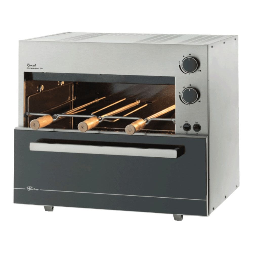 Churrasqueira a Gas Ranch 3 Espetos Giratorios Fischer