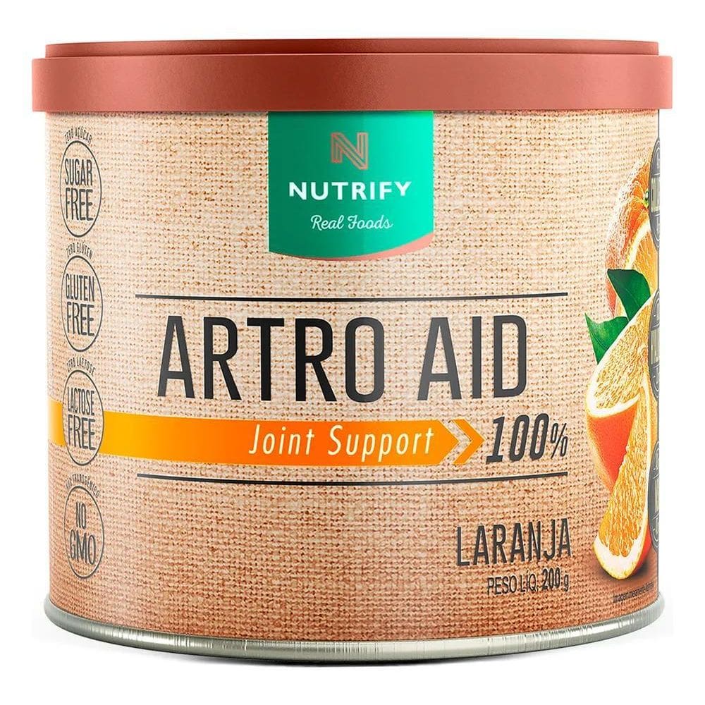 3X Nutrify Artro Aid Colágeno Hidrolisado Tipo 1 E 2 Com Áci