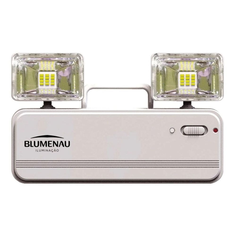 Luminária Emergência Led Farol Plast 600Lum 40010604 Blumena