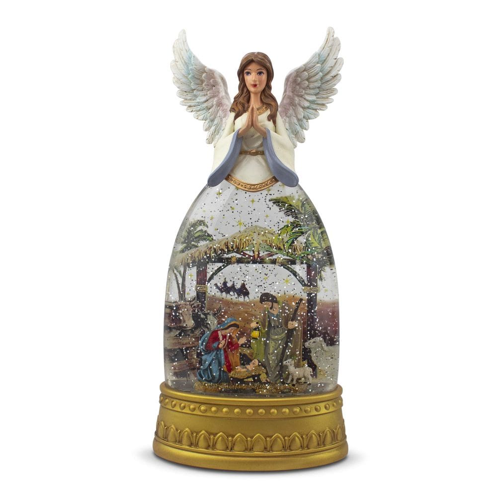 Lanterna De Mesa Musical Importada Resina 33Cm