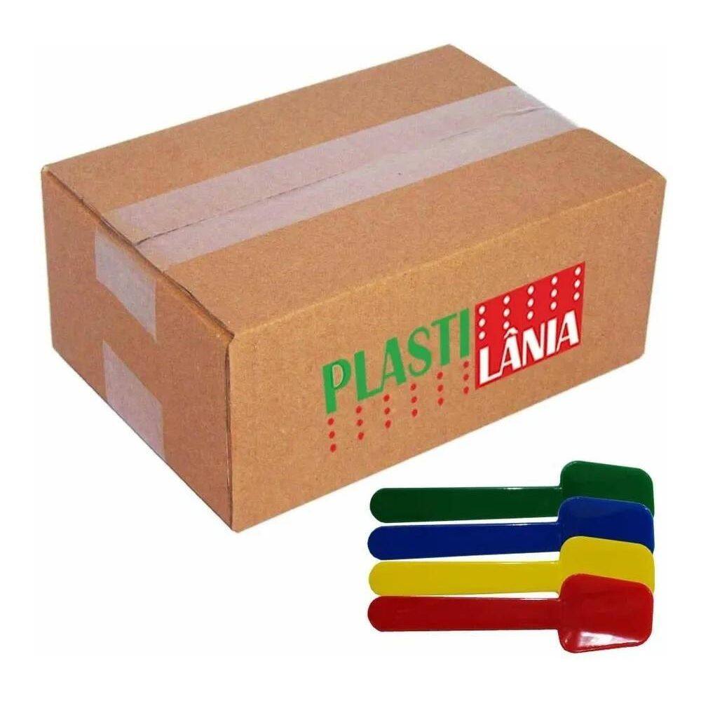 3X Pazinha De Sorvete Plástica Plastilânia Colorida 1000 Un