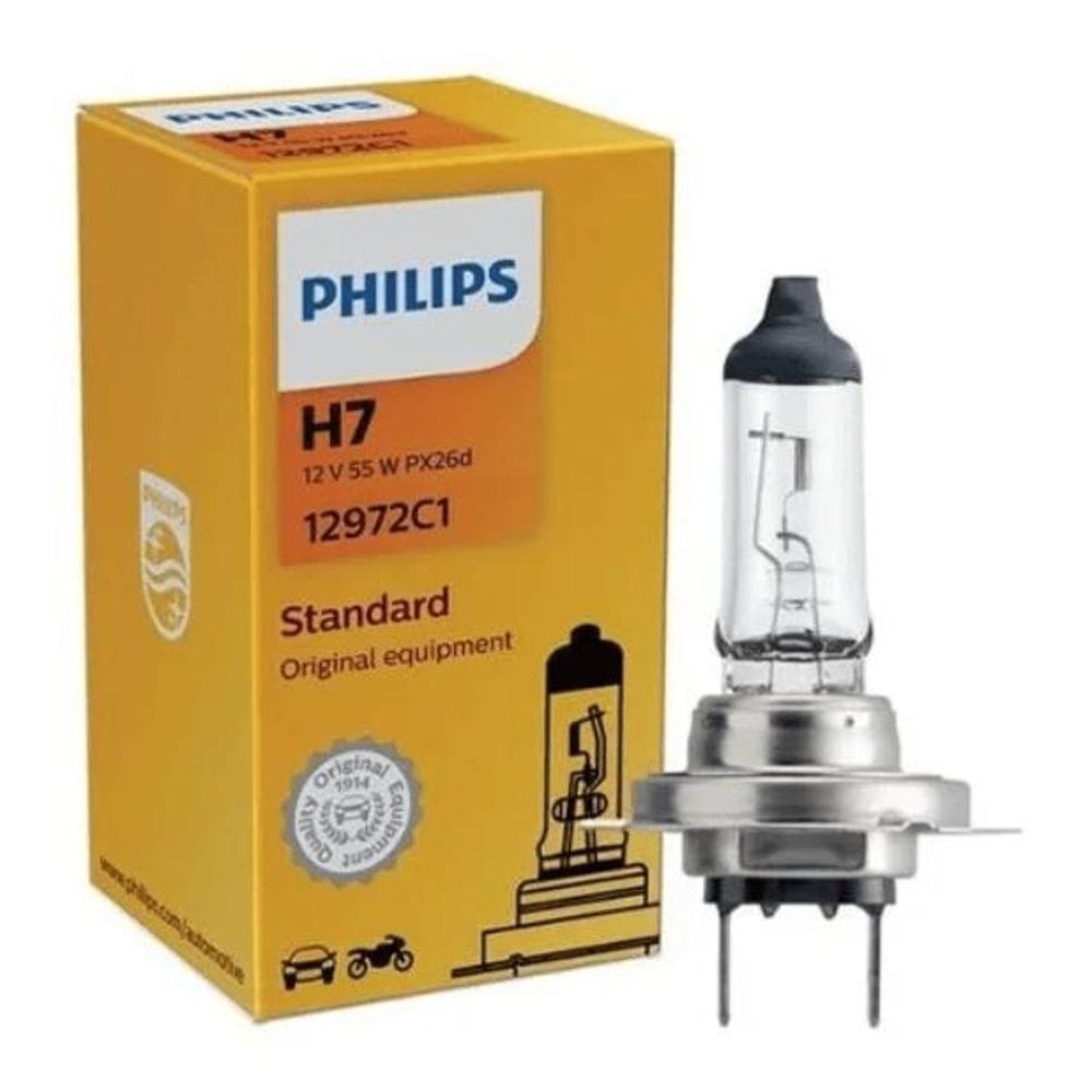 Lâmpada Farol H7 12V Philips Único