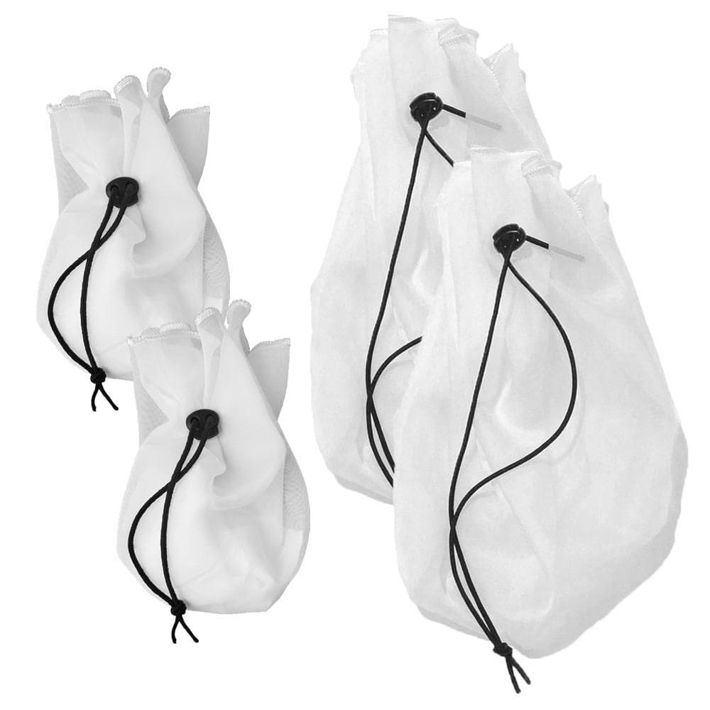 Kit Coador Voal Branco 2 Pp + 2 Médio Suco Verde Detox Kefir