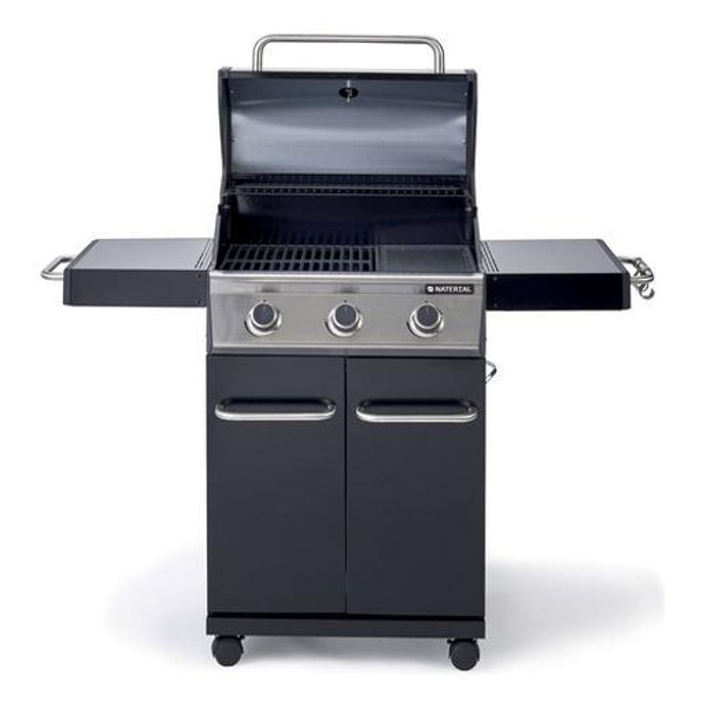 Churrasqueira Bafo Gas 3 Queimadores Kenton Inox 114X55Cm